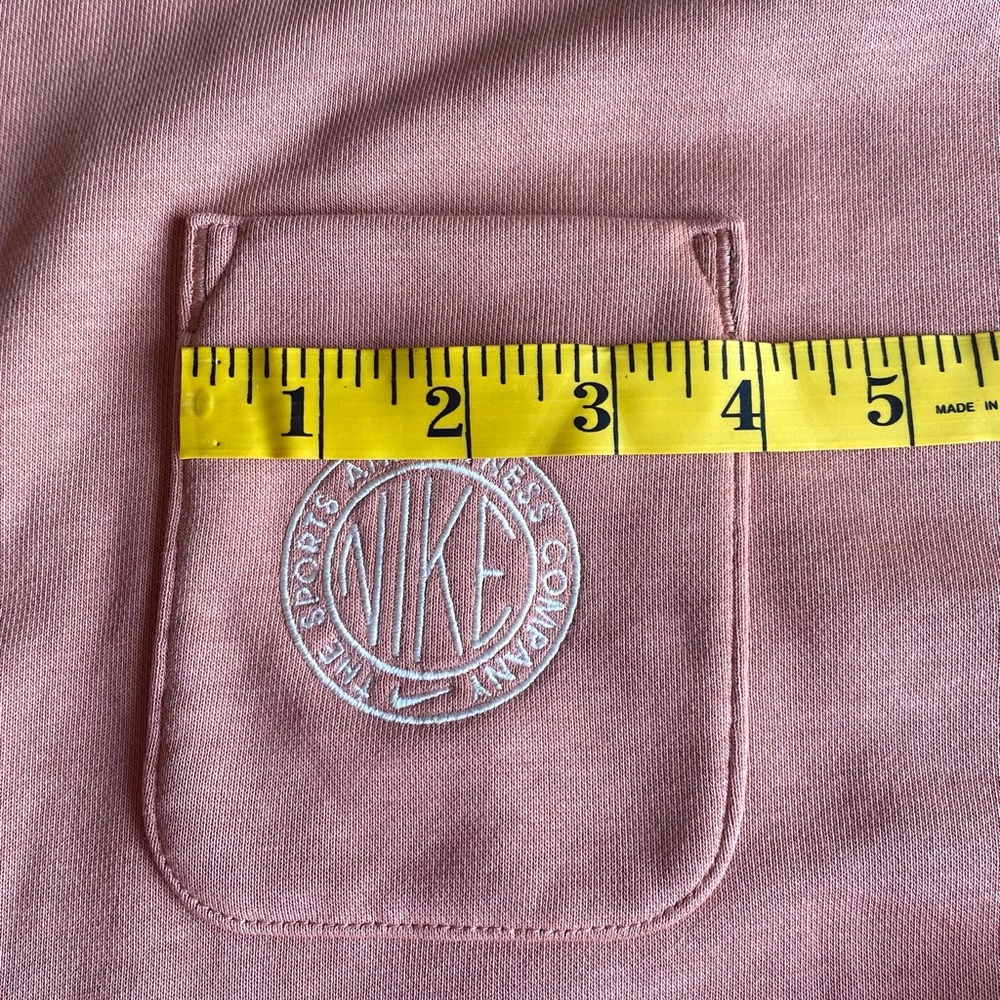 Nike Women’s Blush Orange Pearl Femme French Terry Cardigan Size Medium - Picture 6 of 10